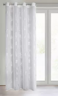 Firana gotowa na przelotkach CAPRI 140x250 Eurofirany srebrny