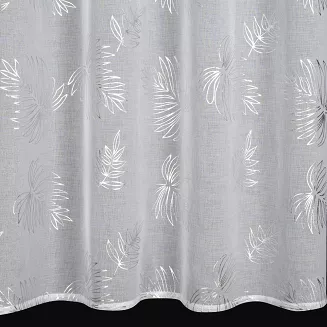 Firana gotowa na przelotkach CAPRI 140x250 Eurofirany srebrny