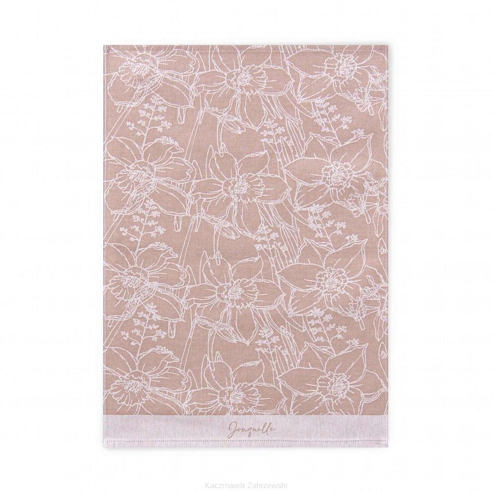 Ścierka kuchenna 50x70 Zwoltex Żonkil jasnobrązowa