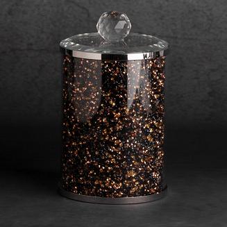 Pojemnik dekoracyjny VENTOSA Eurofirany czarny