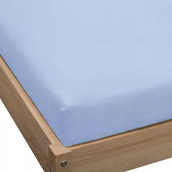 Prześcieradło jersey z gumką 120x200 jasny niebieski