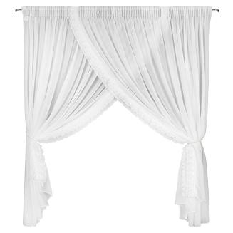 Firana gotowa na taśmie LUISA 400x250 Eurofirany biały