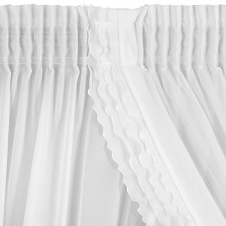 Firana gotowa na taśmie LUISA 400x250 Eurofirany biały