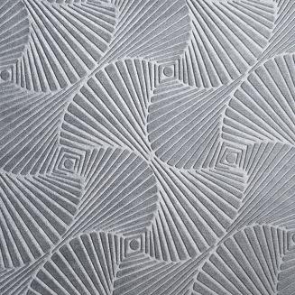 Zasłona gotowa na przelotkach ELLEN 140x250 Design91 stalowy