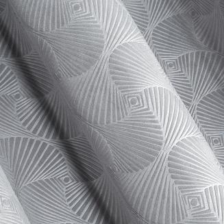 Zasłona gotowa na przelotkach ELLEN 140x250 Design91 stalowy