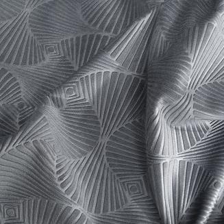 Zasłona gotowa na przelotkach ELLEN 140x250 Design91 stalowy