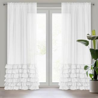 Firana gotowa na taśmie DOLLY 140x250 Eurofirany biały