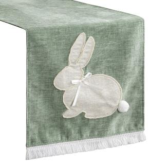 Obrus dekoracyjny WIOSNA 40x140 Eurofirany zielony