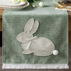 Obrus dekoracyjny WIOSNA 40x140 Eurofirany zielony