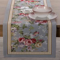 Obrus dekoracyjny 40x100 Eurofirany popielaty