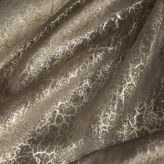 Zasłona gotowa na taśmie INGRID 140x270 Eurofirany brązowy