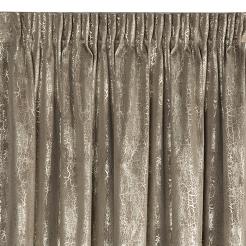 Zasłona gotowa na taśmie INGRID 140x270 Eurofirany brązowy