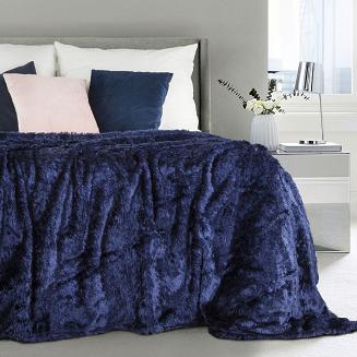 Koc narzuta MAVIS 150x200 Eurofirany granatowy