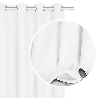 Zasłona gotowa na przelotkach VIVA 140x250 biała