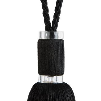 Sznur dekoracyjny do zasłon MILA czarny