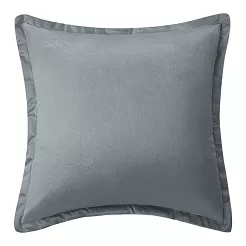 Poszewka dekoracyjna SOFT 40x40 welurowa grafitowa z lamówką