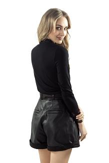 Bluzka damska z półgolfem Ernesta czarna