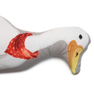 Poduszka dziecięca przytulanka 40x40 gęś-1