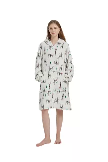 Kocobluza z kapturem Sherpa Hoodie X-MASS DEER