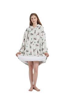 Kocobluza z kapturem Sherpa Hoodie X-MASS DEER