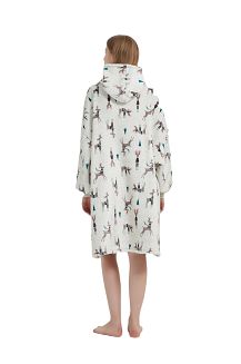 Kocobluza z kapturem Sherpa Hoodie X-MASS DEER