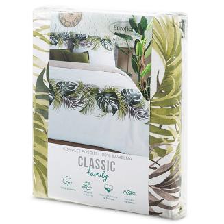 Pościel bawełniana AMBER 220x200 Eurofirany biały