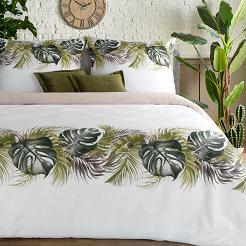 Pościel bawełniana AMBER 220x200 Eurofirany biały
