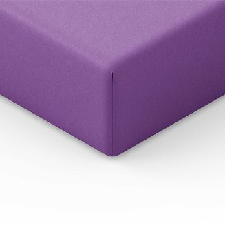 Prześcieradło jersey z gumką 120x200 fioletowe