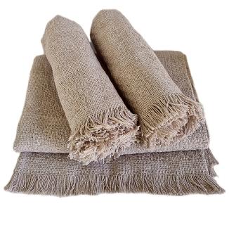 Komplet dekoracyjny narzuta 170x205 + 2x 60x170 beżowy