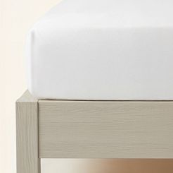 Prześcieradło flanelowe z gumką SIN 220x200 + 30 cm białe