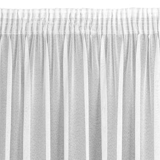 Firana gotowa na taśmie TAMINA 350x270 Eurofirany biały