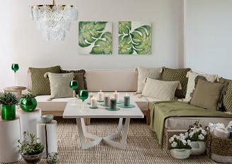 Donica dekoracyjna SIMONA3 Eurofirany perłowy