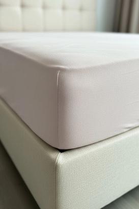 Prześcieradło wodoodporne nieprzemakalne jeresy z gumką Aquasafe 160x200 różowe