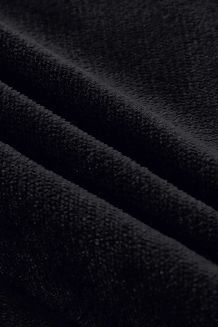 Prześcieradło polarowe z gumką MIŚ Fluffy 200x200 mikrofibra czarne