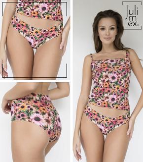 Figi damskie bezszwowe RUDBEKIA SIMPLE Julimex kwiaty