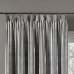 Zasłona gotowa na taśmie VELVI 140x240 chłodny szary