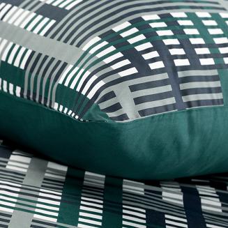 Pościel satynowa NIKA 140x200 Eurofirany ciemnoturkusowy