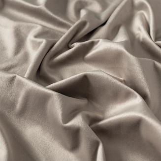 Zasłona gotowa na przelotkach VELVI 140x250 szarobeżowa