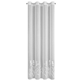 Firana gotowa na przelotkach TONYA 140x250 Eurofirany biały