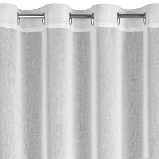 Firana gotowa na przelotkach TONYA 140x250 Eurofirany biały