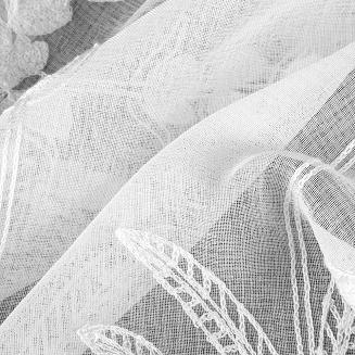 Firana gotowa na przelotkach TONYA 140x250 Eurofirany biały