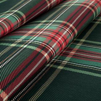 Obrus świąteczny AURORA 140x200 Eurofirany czerwony