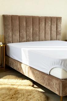 Prześcieradło wodoodporne nieprzemakalne jeresy z gumką Aquasafe 180x200 białe