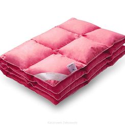 Kołdra półpuchowa całoroczna 200x220 AMZ różowa