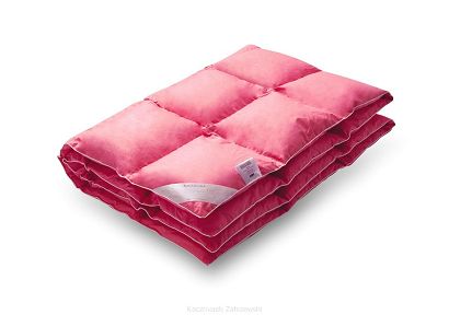 Kołdra półpuchowa całoroczna 200x220 AMZ różowa