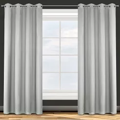 Zasłona gotowa na przelotkach ADORE 140x250 Design91 stalowy