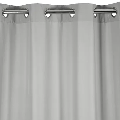 Zasłona gotowa na przelotkach ADORE 140x250 Design91 stalowa