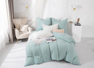 Szałwiowa Bawełniana Pościel Muślinowa 160x200