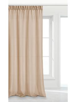 Zasłona gotowa na taśmie VIVA 140x270 półzaciemniająca beżowa