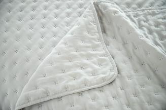 Narzuta dekoracyjna TERRA 200x220 pikowana szara